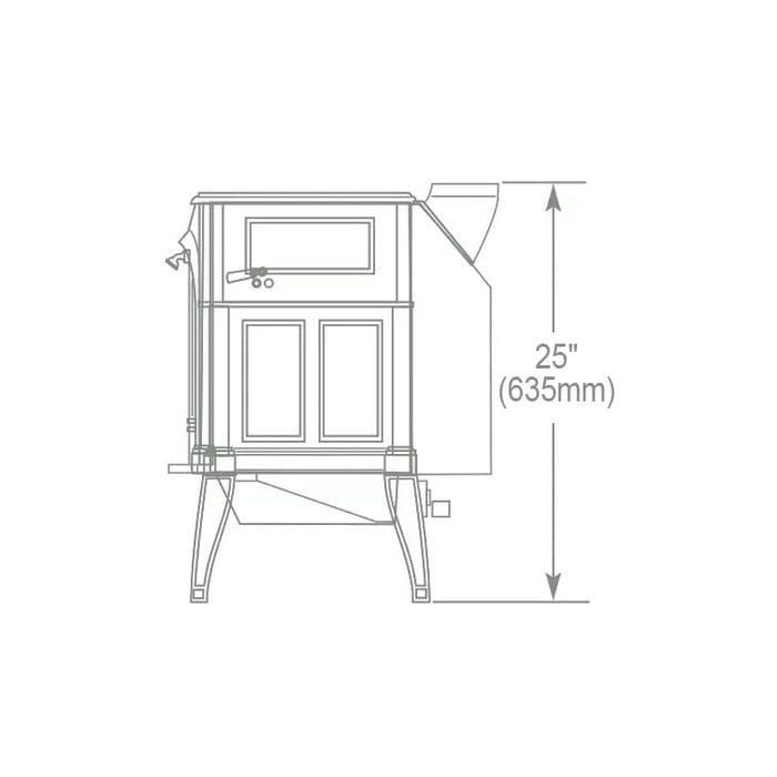 Vermont Castings Encore Wood Burning Stove - 2040-CAT-C