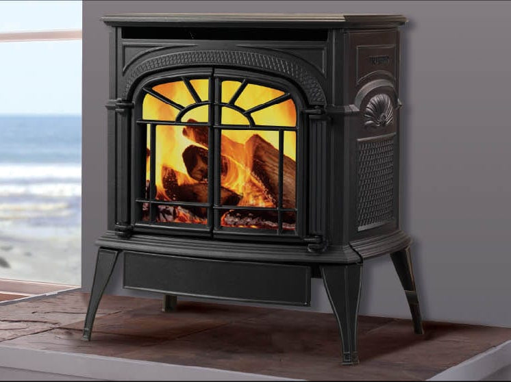 Vermont Castings Intrepid Direct Vent Gas Stove - INDVRCBSB