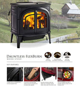 Vermont Castings Dauntless FlexBurn Wood Burning Stove - 0002235