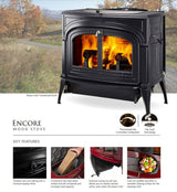 Vermont Castings Encore Wood Burning Stove - 2040-CAT-C
