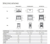 Vermont Castings Radiance Direct Vent Gas Stove with IntelliFire Ignition - RADVT-IFT