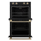 Forno Vomero 30" Double Wall Oven – 10 cu.ft, 7100W Convection, Mechanical Controls & Steam Clean