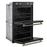 Forno Vomero 30" Double Wall Oven – 10 cu.ft, 7100W Convection, Mechanical Controls & Steam Clean