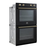 Forno Vomero 30" Double Wall Oven – 10 cu.ft, 7100W Convection, Mechanical Controls & Steam Clean