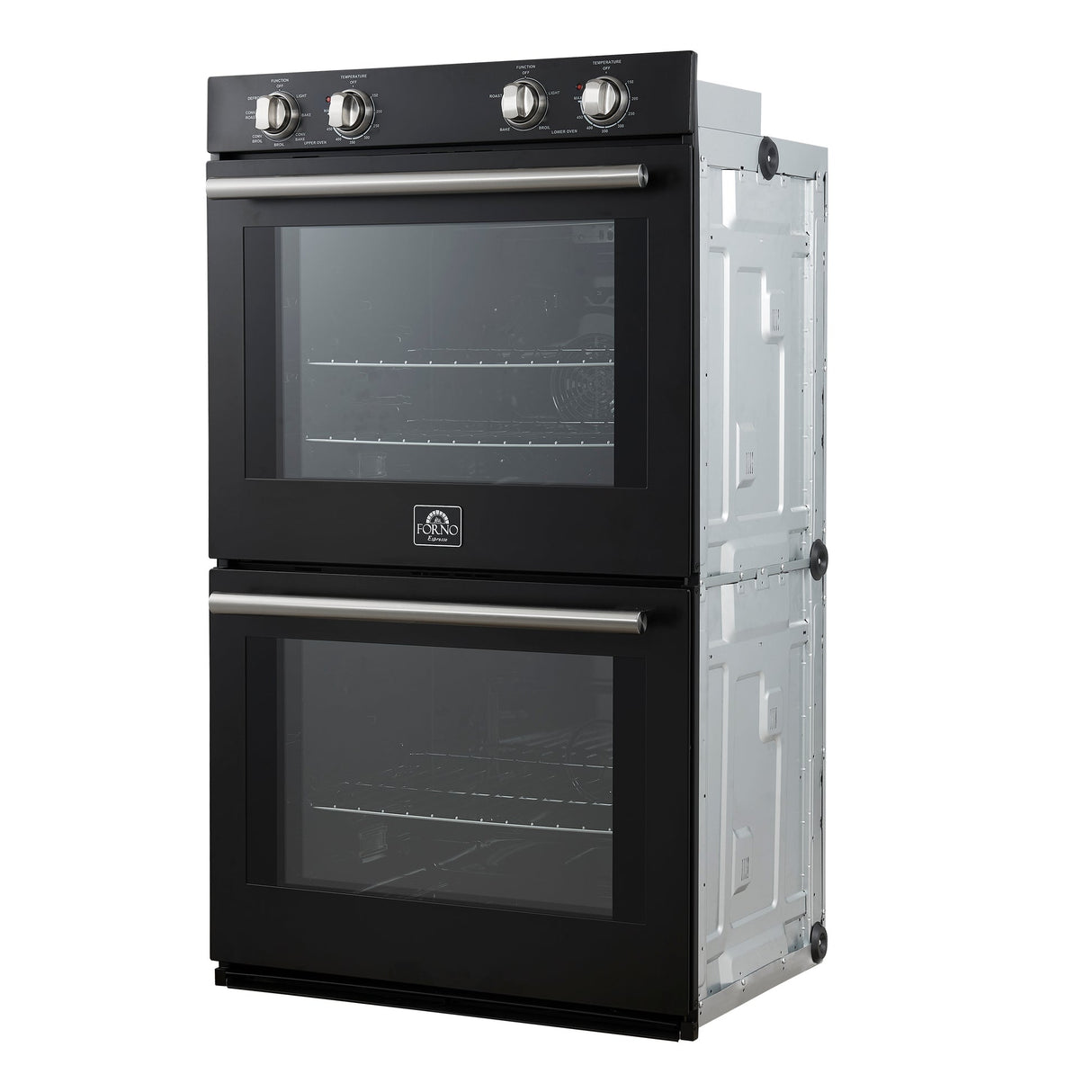 Forno Vomero 30" Double Wall Oven – 10 cu.ft, 7100W Convection, Mechanical Controls & Steam Clean