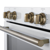 Forno Vomero 30" Double Wall Oven – 10 cu.ft, 7100W Convection, Mechanical Controls & Steam Clean