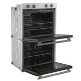 Forno Vomero 30" Double Wall Oven – 10 cu.ft, 7100W Convection, Mechanical Controls & Steam Clean