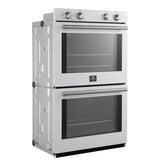 Forno Vomero 30" Double Wall Oven – 10 cu.ft, 7100W Convection, Mechanical Controls & Steam Clean