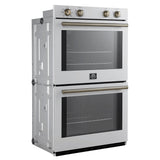 Forno Vomero 30" Double Wall Oven – 10 cu.ft, 7100W Convection, Mechanical Controls & Steam Clean
