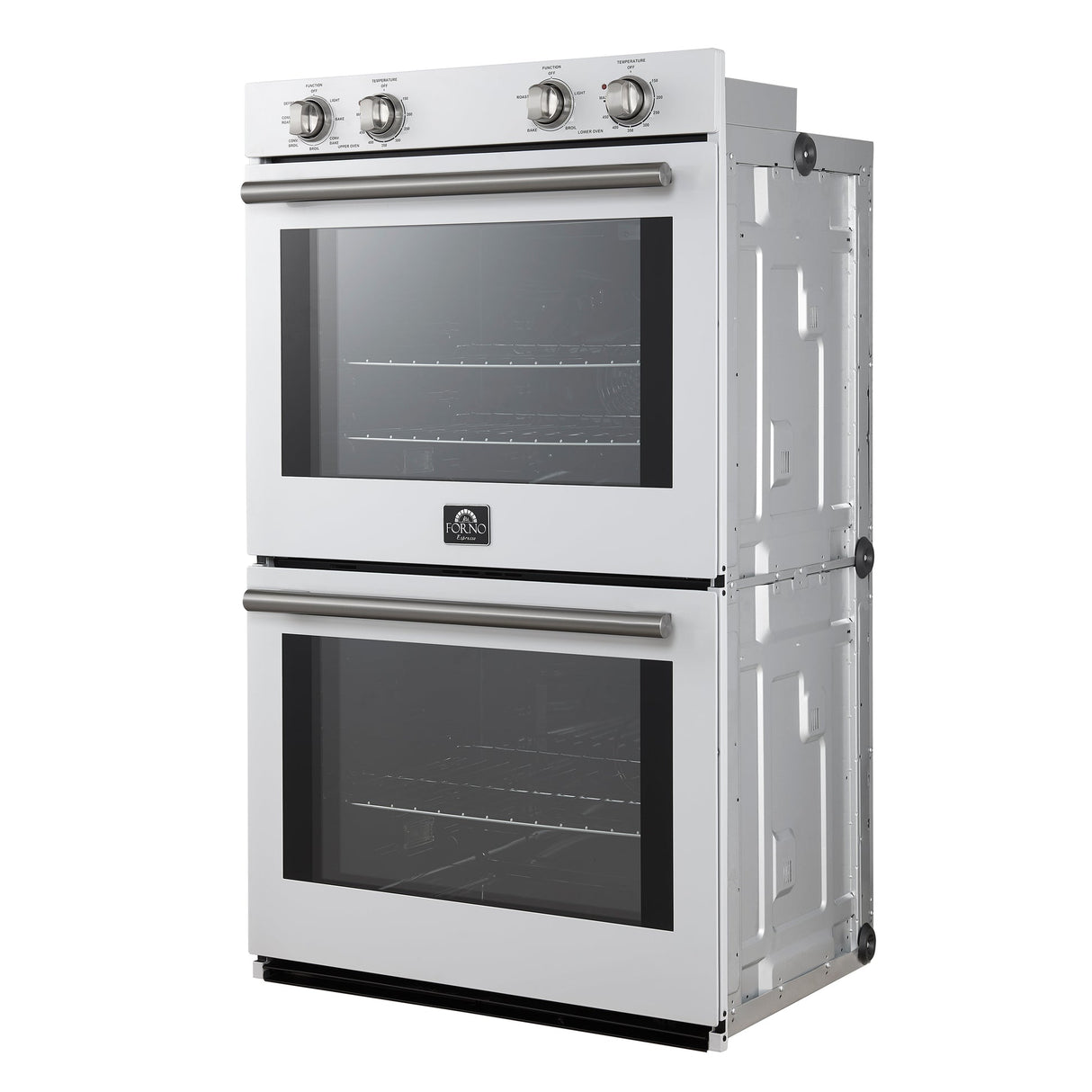 Forno Vomero 30" Double Wall Oven – 10 cu.ft, 7100W Convection, Mechanical Controls & Steam Clean