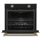 Forno Vomero 30" Wall Oven – 5 cu.ft, 3550W Convection, Mechanical Controls & Steam Clean