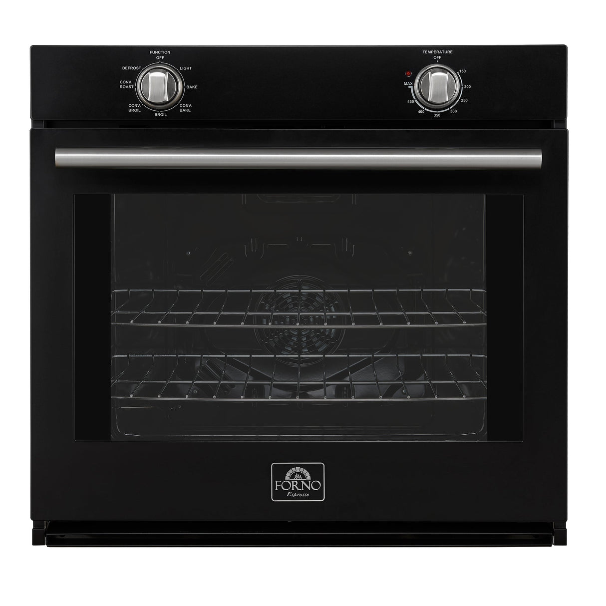 Forno Vomero 30" Wall Oven – 5 cu.ft, 3550W Convection, Mechanical Controls & Steam Clean
