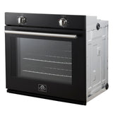 Forno Vomero 30" Wall Oven – 5 cu.ft, 3550W Convection, Mechanical Controls & Steam Clean