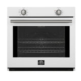 Forno Vomero 30" Wall Oven – 5 cu.ft, 3550W Convection, Mechanical Controls & Steam Clean