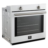 Forno Vomero 30" Wall Oven – 5 cu.ft, 3550W Convection, Mechanical Controls & Steam Clean