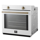 Forno Vomero 30" Wall Oven – 5 cu.ft, 3550W Convection, Mechanical Controls & Steam Clean