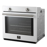 Forno Vomero 30" Wall Oven – 5 cu.ft, 3550W Convection, Mechanical Controls & Steam Clean