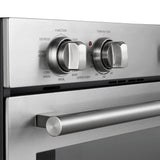 Forno Vomero 30" Double Wall Oven – Stainless Steel, 10 cu.ft, 7100W Convection, Mechanical Controls & Self-Cleaning Function