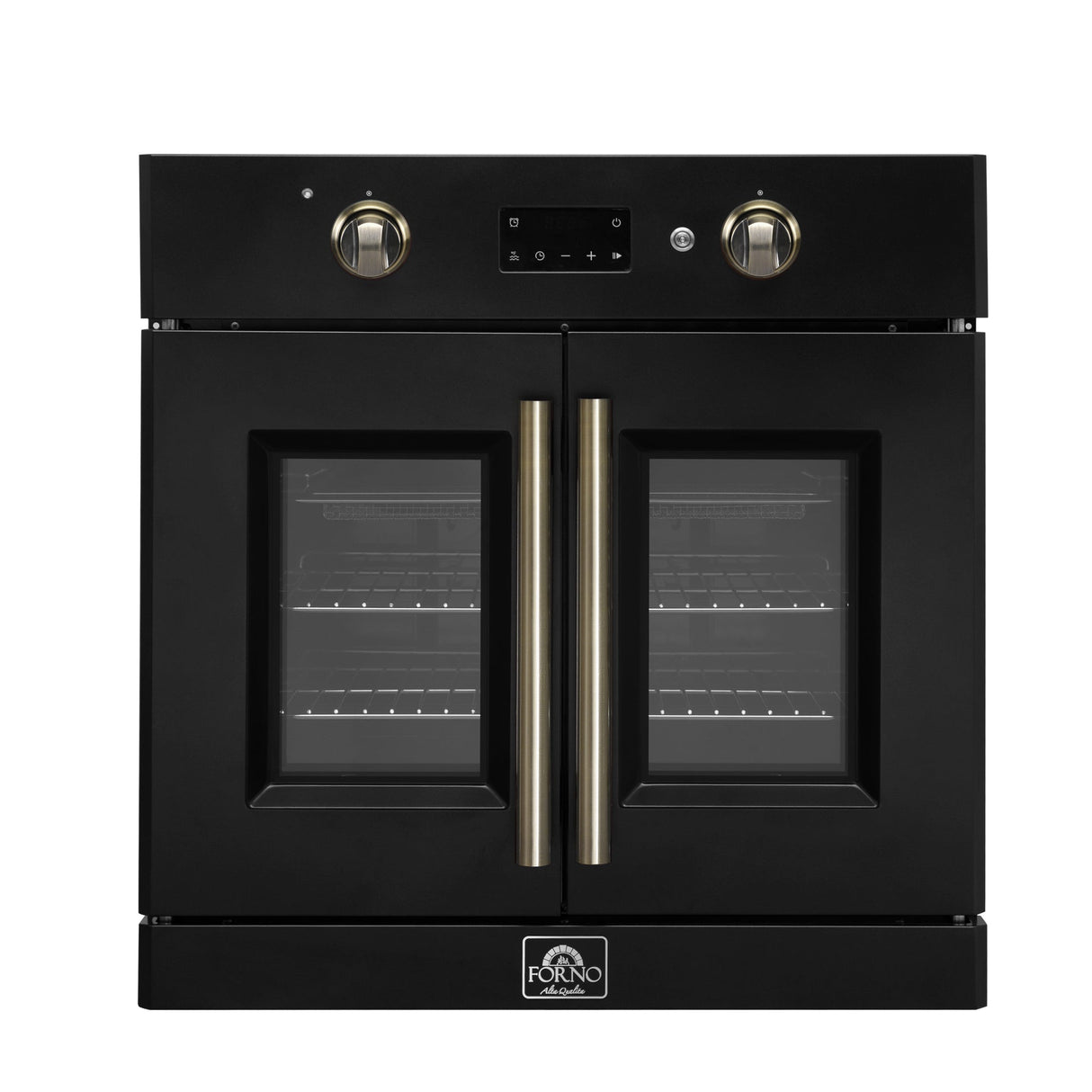 Forno Asti 30-Inch French Door Electric Wall Oven, 3.68 cu. ft. True Convection, 3,600W, Air Fry, Sous Vide, Self-Clean