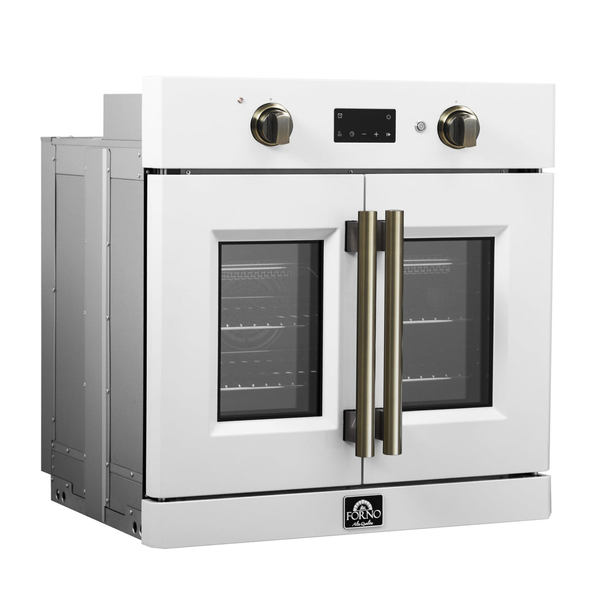 Forno Asti 30-Inch French Door Electric Wall Oven, 3.68 cu. ft. True Convection, 3,600W, Air Fry, Sous Vide, Self-Clean