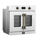 Forno Asti 30-Inch French Door Electric Wall Oven, 3.68 cu. ft. True Convection, 3,600W, Air Fry, Sous Vide, Self-Clean