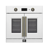 Forno Asti 30-Inch French Door Electric Wall Oven, 3.68 cu. ft. True Convection, 3,600W, Air Fry, Sous Vide, Self-Clean