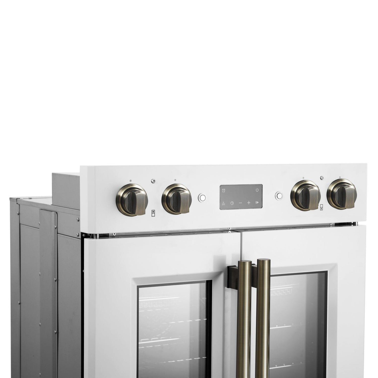 Forno Asti 30" Double Wall Oven – 7.36 cu.ft, 7200W Dual Convection, Upper French Doors, Air Fry, Sous Vide & Self-Clean