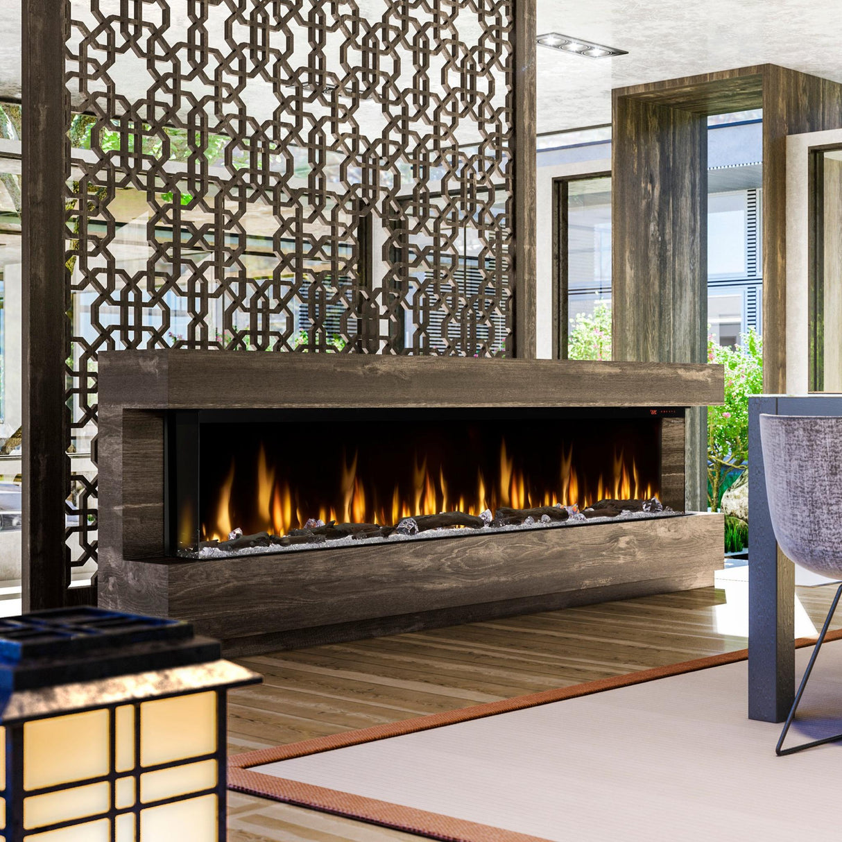 Dimplex Ignite Bold 100" Linear Electric Fireplace - XLF10017-XD