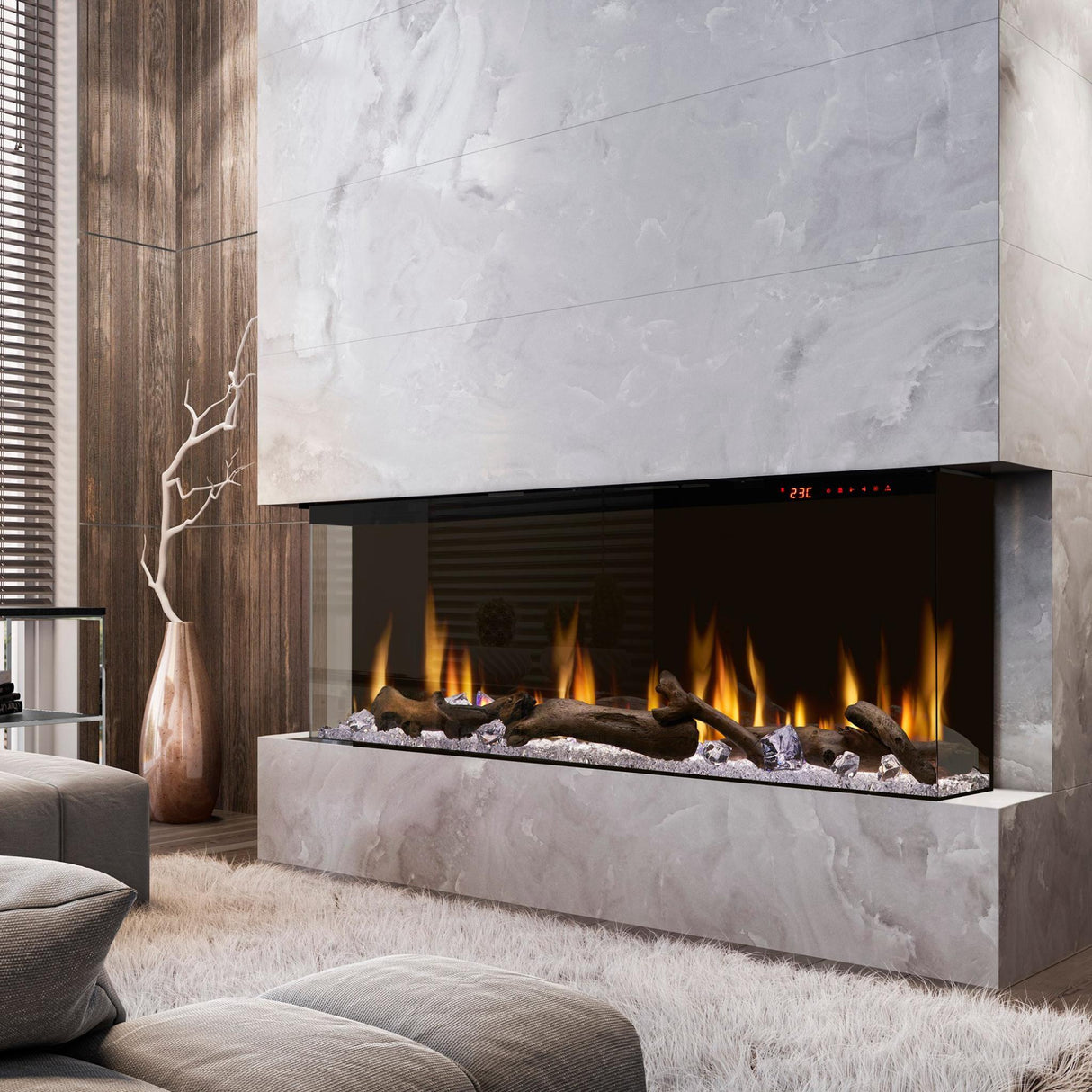 Dimplex Ignite Bold 50" Built-in Linear Electric Fireplace - XLF5017-XD