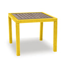 Kannoa Pool Dining Table 36"x 36" - Square - Citrine Yellow