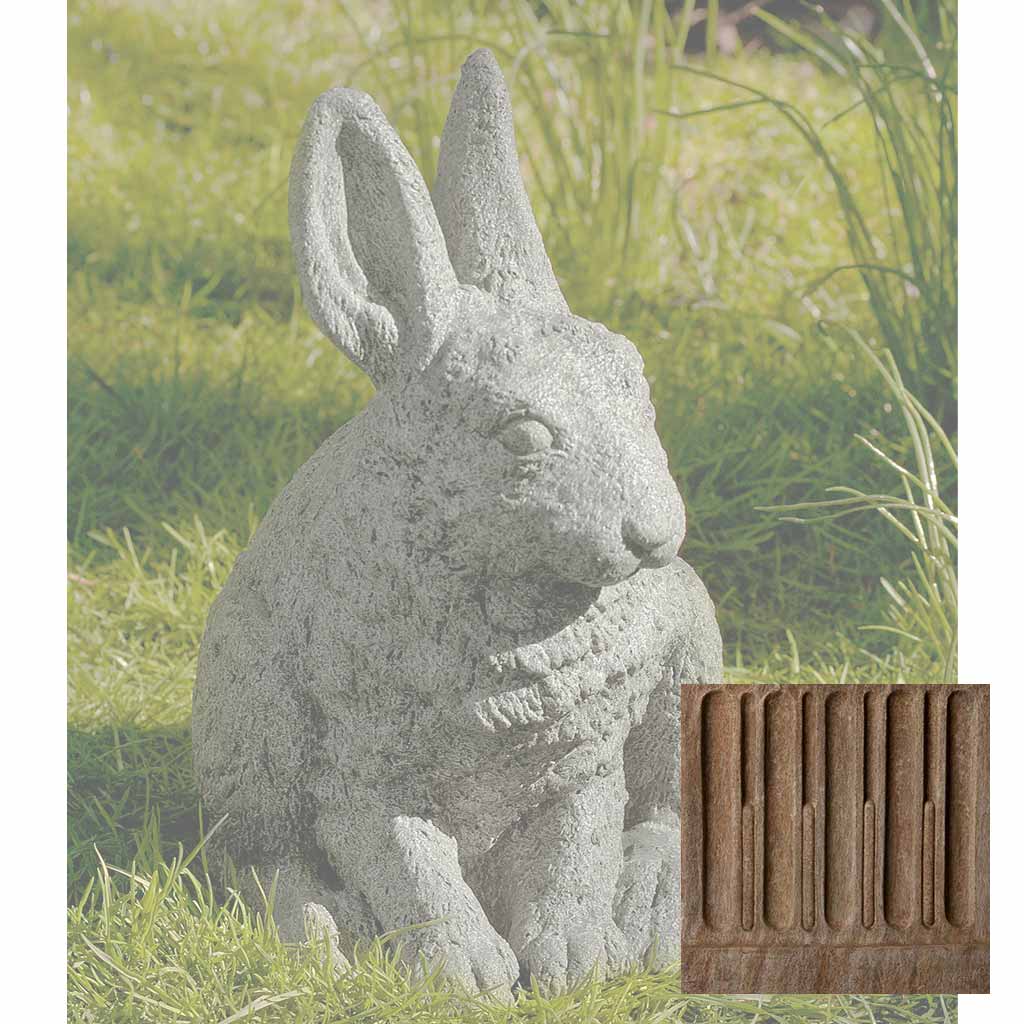 Campania Hare Seated - Ears Up Garden Statue - A-242