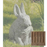 Campania Hare Seated - Ears Up Garden Statue - A-242