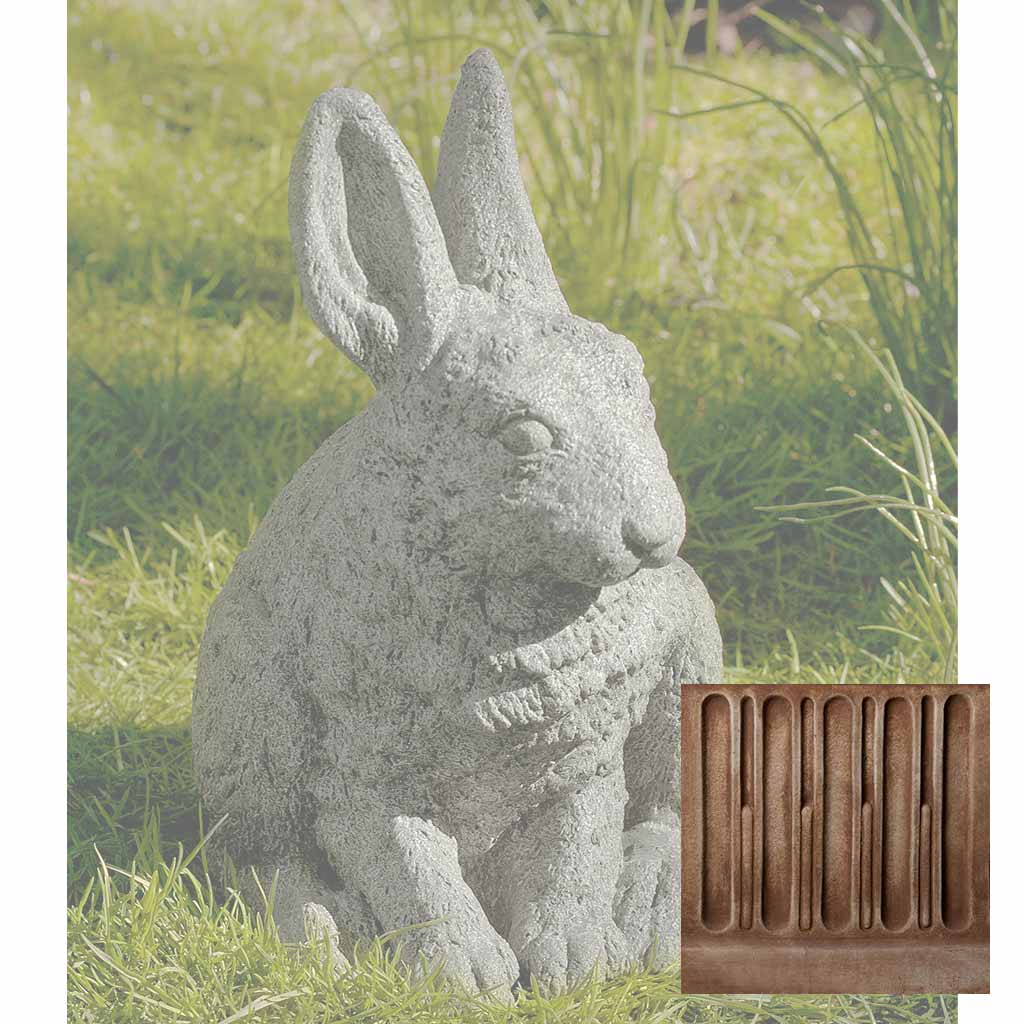 Campania Hare Seated - Ears Up Garden Statue - A-242