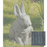 Campania Hare Seated - Ears Up Garden Statue - A-242