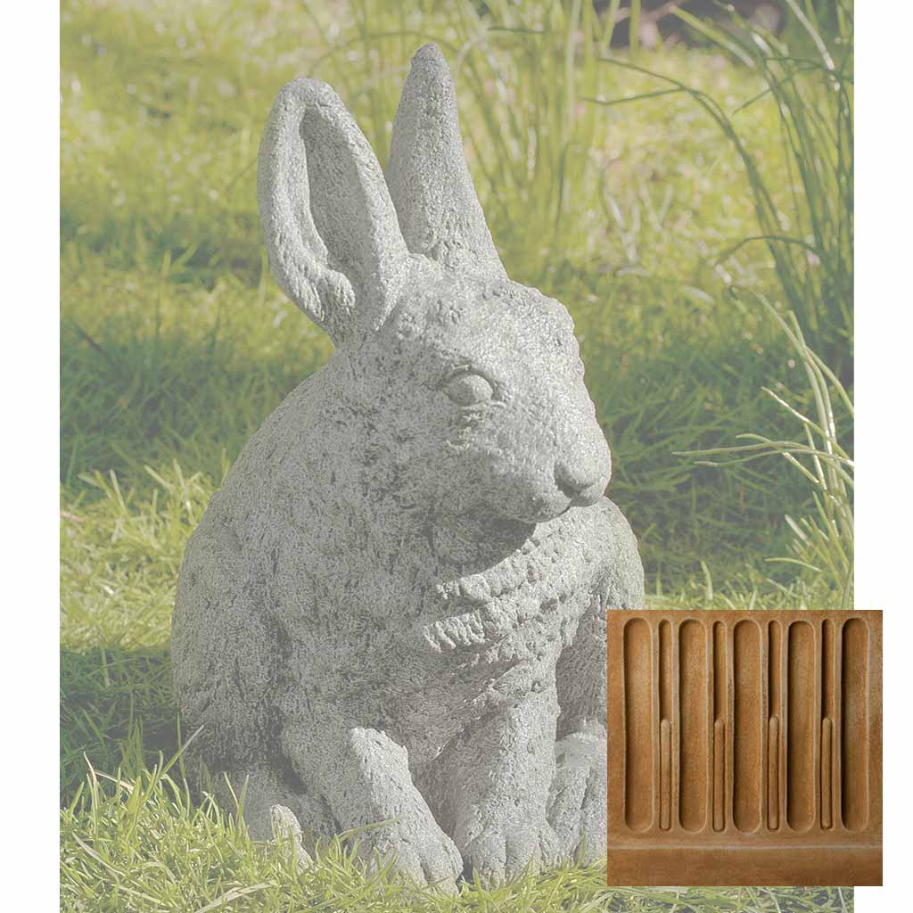 Campania Hare Seated - Ears Up Garden Statue - A-242