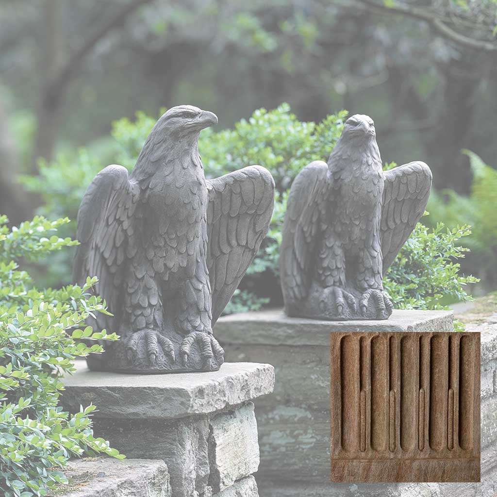 Campania Eagle Garden Statue - A-253 Set