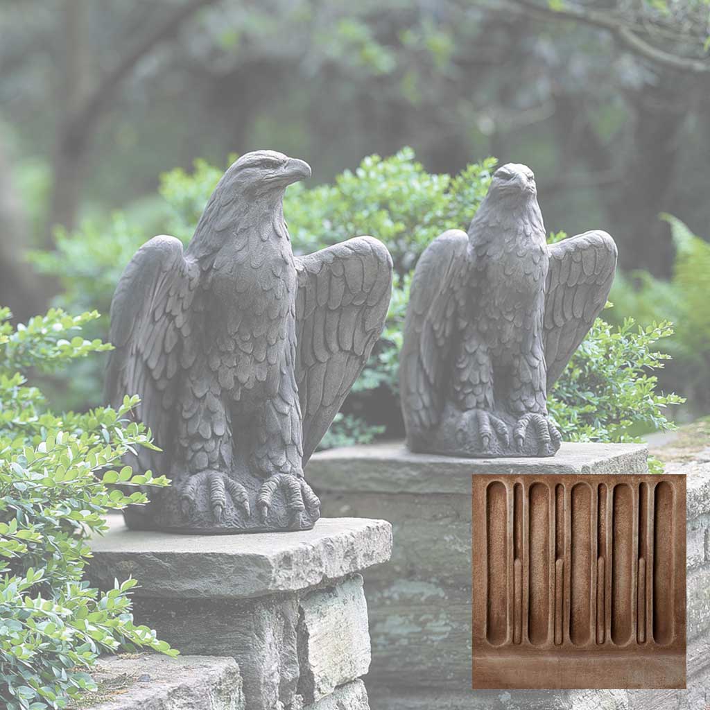 Campania Eagle Garden Statue - A-253 Set