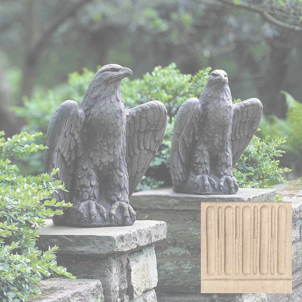 Campania Eagle Garden Statue - A-253 Set