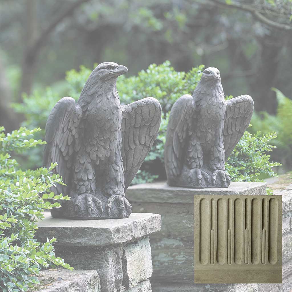 Campania Eagle Garden Statue - A-253 Set