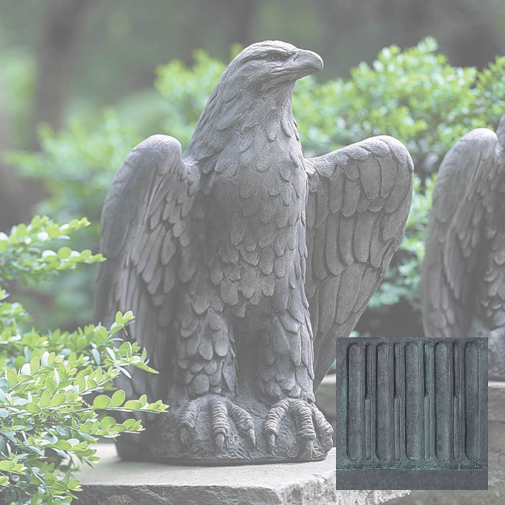 Campania Eagle Garden Statue - A-253 Set