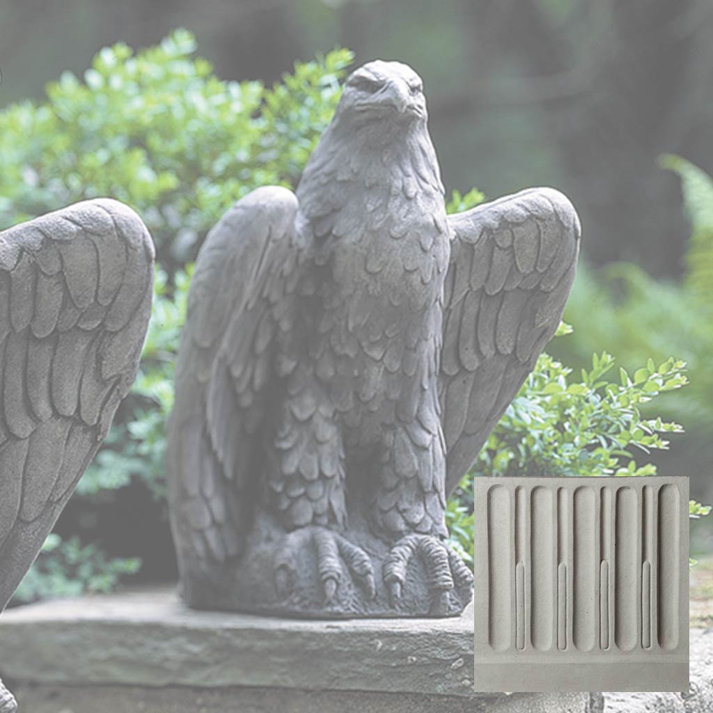 Campania Eagle Garden Statue - A-253 Set