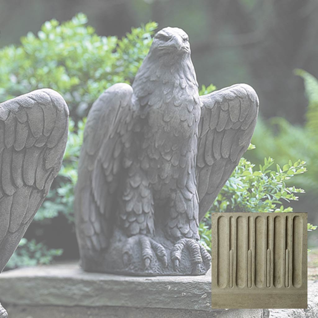 Campania Eagle Garden Statue - A-253 Set