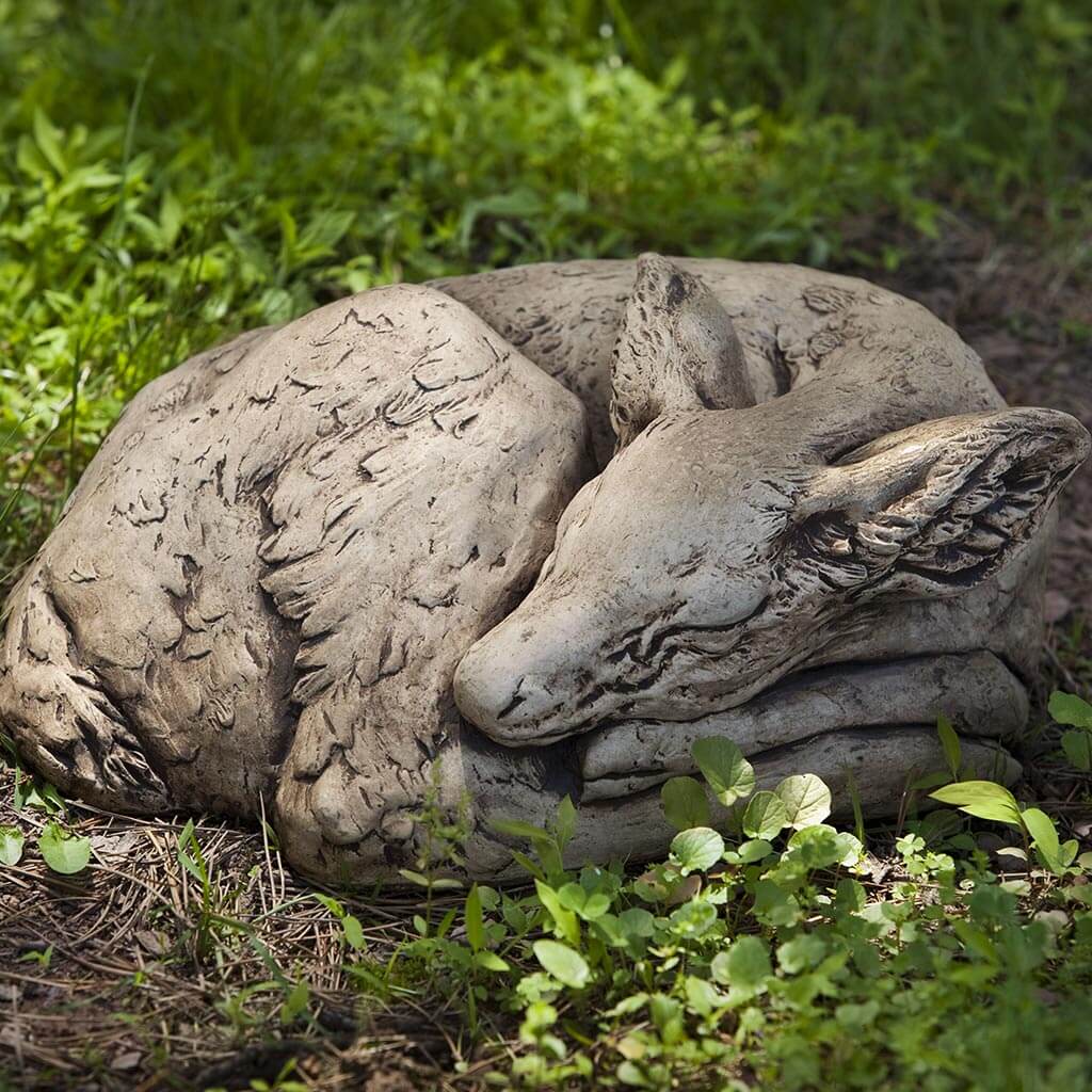 Campania Sleeping Fawn Garden Statue - A-273