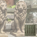 Campania Sentry Lion Garden Statue - A-651 SET