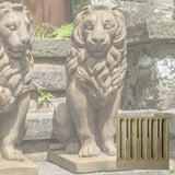Campania Sentry Lion Garden Statue - A-651 SET