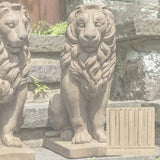 Campania Sentry Lion Garden Statue - A-651 SET