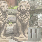 Campania Sentry Lion Garden Statue - A-651 SET