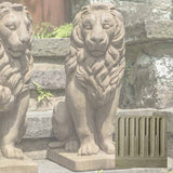 Campania Sentry Lion Garden Statue - A-651 SET