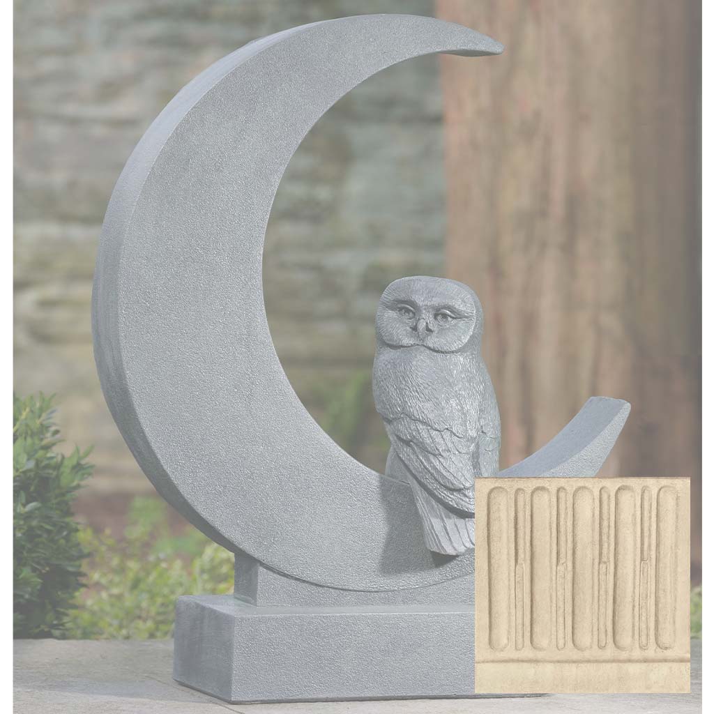 Campania Lunar Owl Garden Statue - A-667