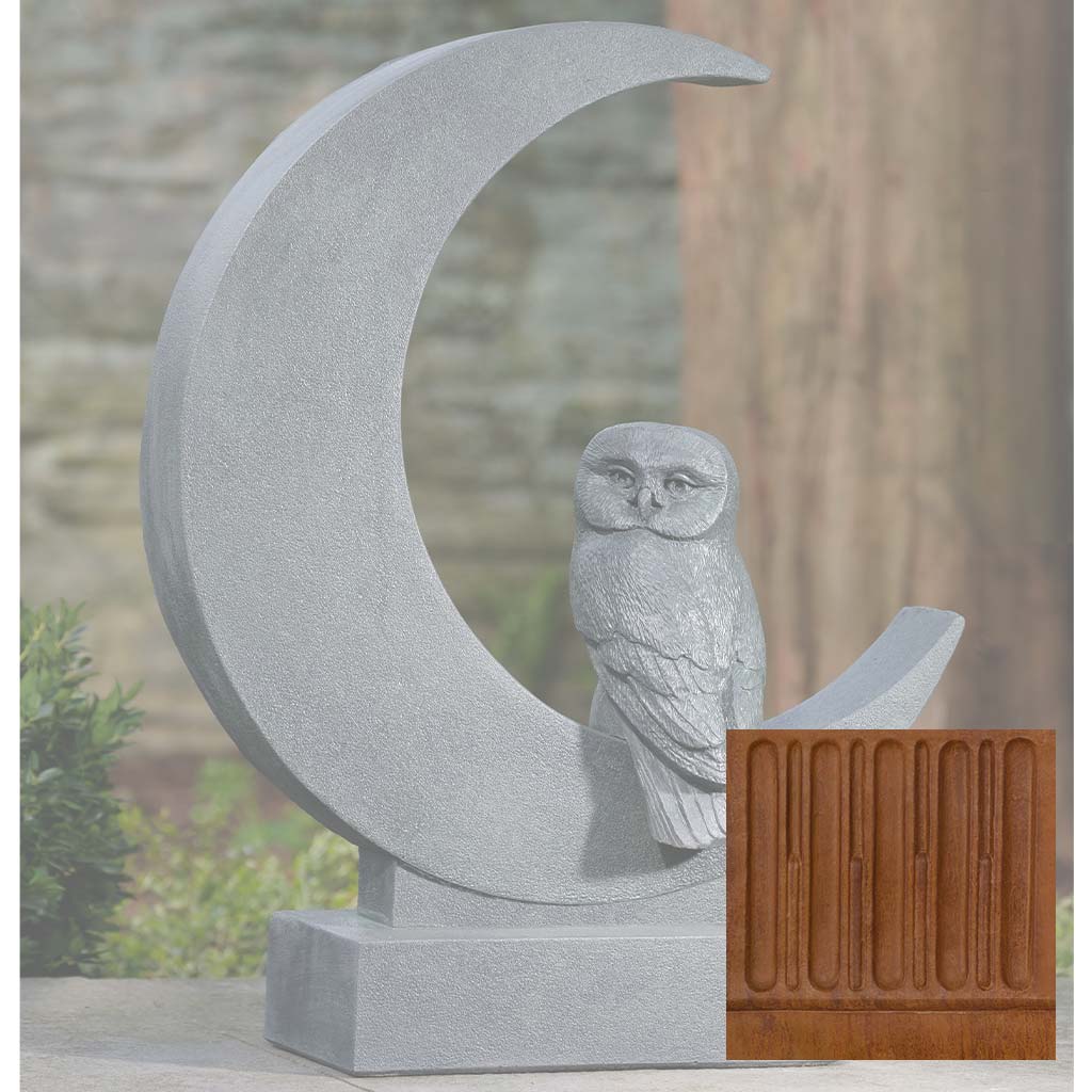 Campania Lunar Owl Garden Statue - A-667